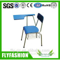Factory price plastic chair with writing pad/writing tablet chairs